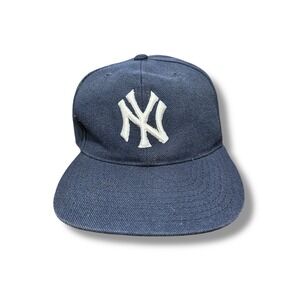 Vintage Drew Pearson Wool‎ Blend NY Yankees Fitted Hat Size 7